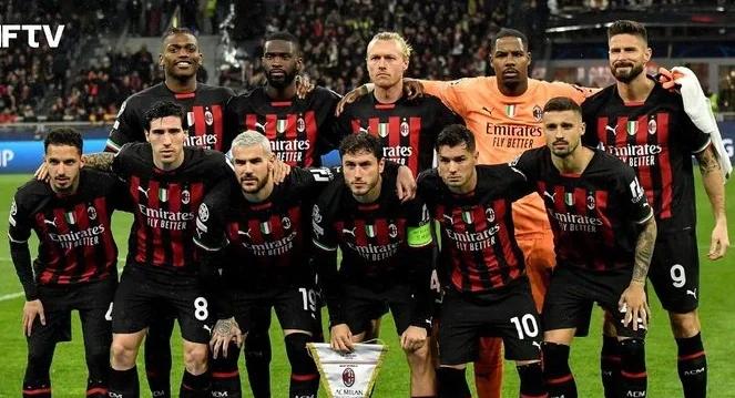 包含AC米兰客场战平，欧战资格竞争激烈的词条